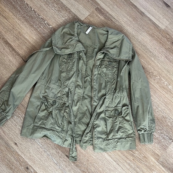 Old Navy Green Zip Up Jacket Size Small - Picture 1 of 6